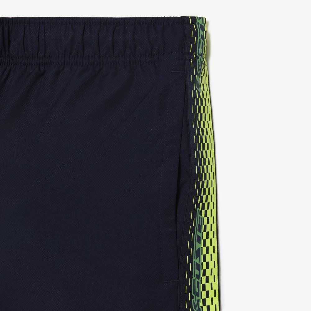 Lacoste Recycled Polyester Tennis Shorts Navy Blue | UINB-06734