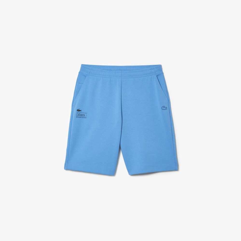 Lacoste Reflective Print Shorts Blue | XCYR-17390