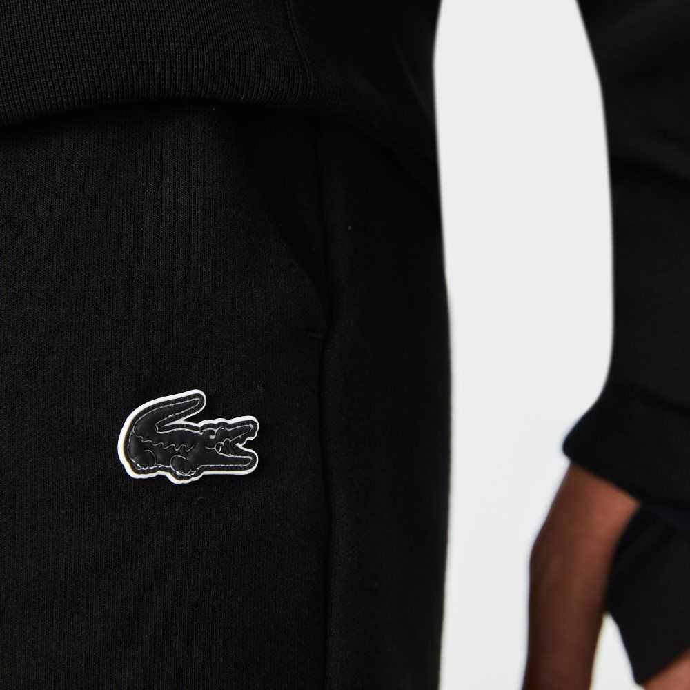 Lacoste Reflective Print Trackpants Black | JUPV-17934