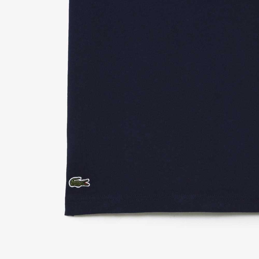 Lacoste Regular Fit Jersey T-Shirt Navy Blue | RPSG-16920