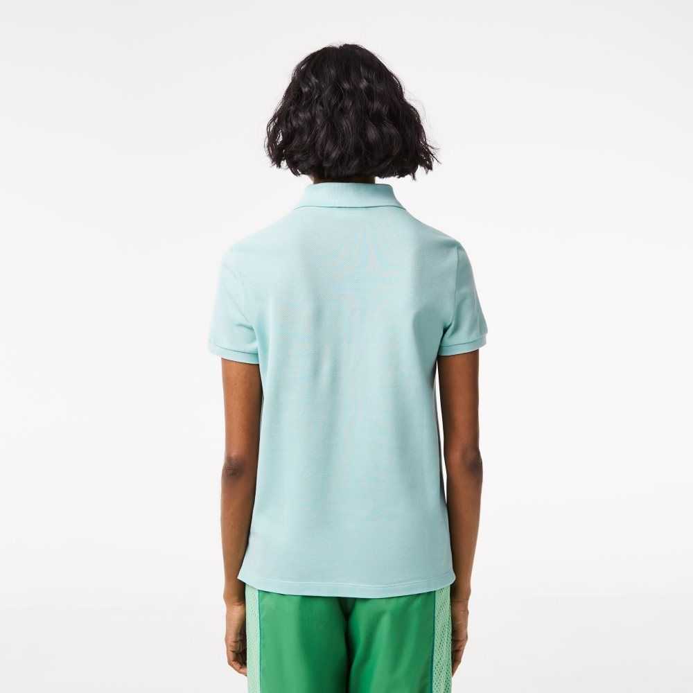 Lacoste Regular Fit Soft Cotton Petit Pique Polo Mint | AINR-46201