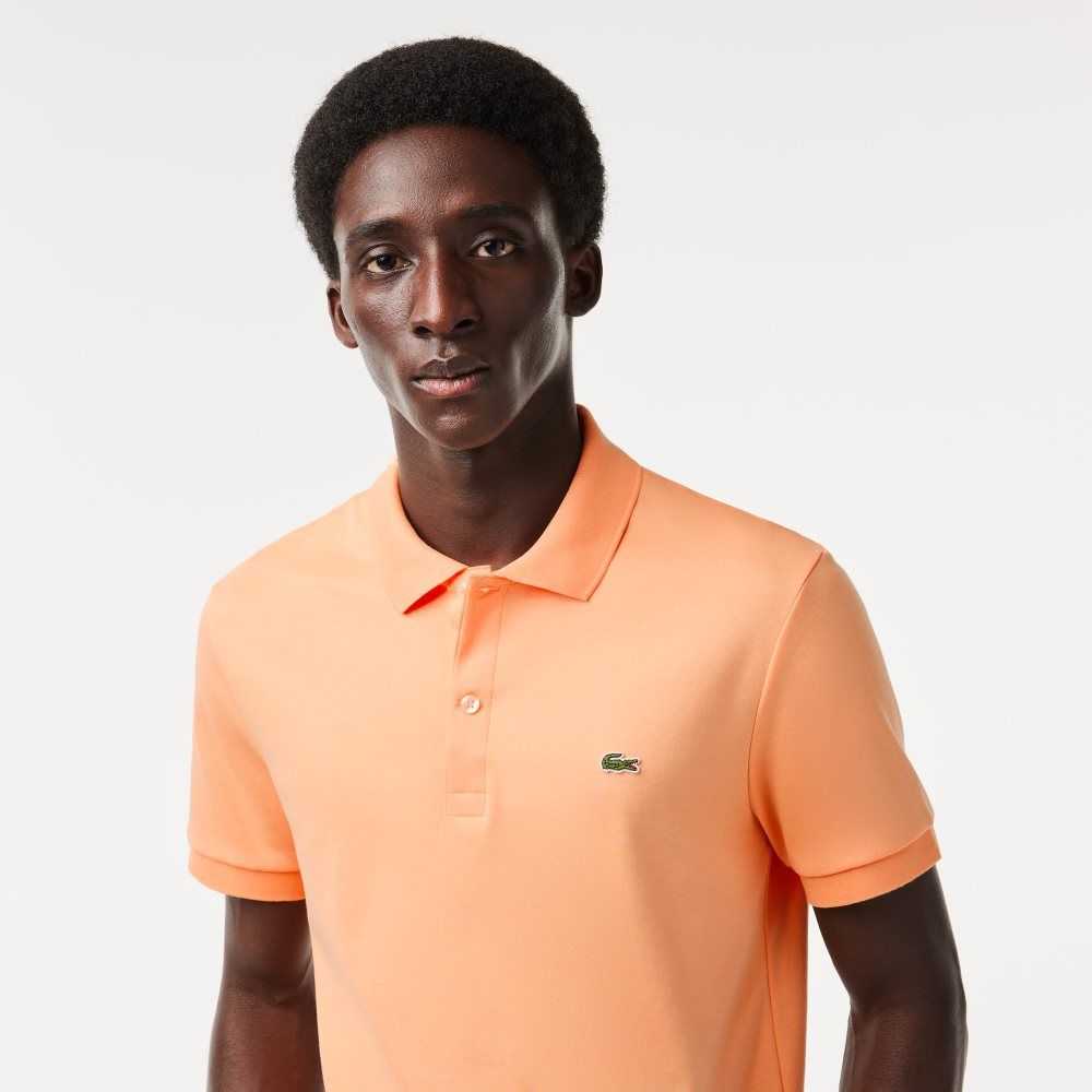 Lacoste Regular Fit Ultra Soft Cotton Jersey Polo Light Orange | CLPI-07152