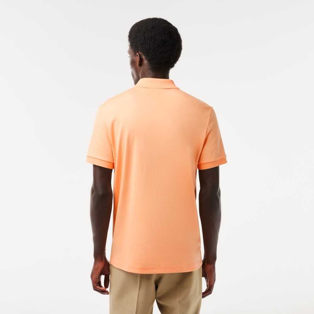 Lacoste Regular Fit Ultra Soft Cotton Jersey Polo Light Orange | CLPI-07152