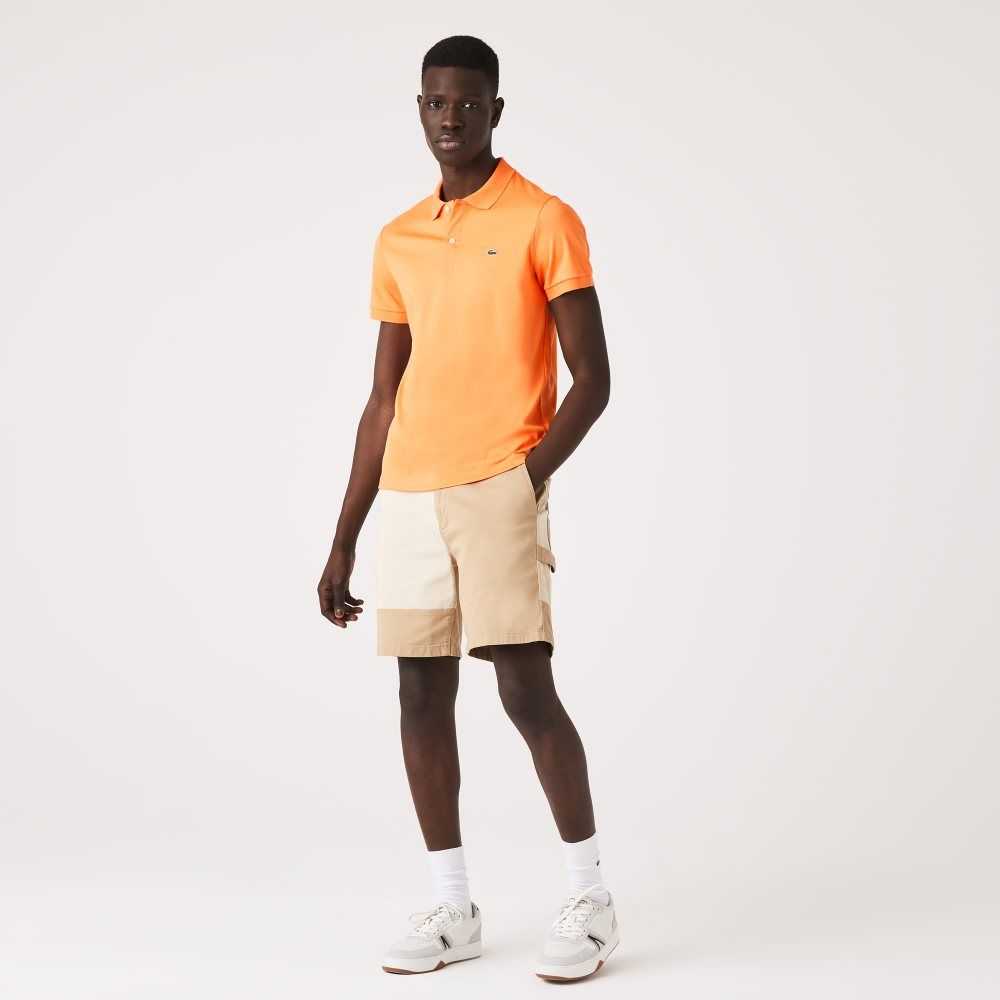 Lacoste Regular Fit Ultra Soft Cotton Jersey Polo Orange | VECR-65304