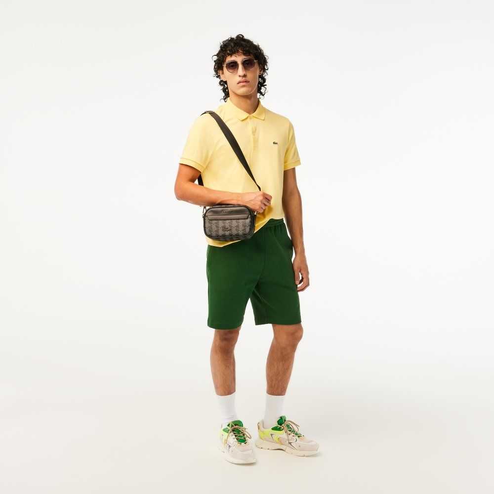 Lacoste Regular Fit Ultra Soft Cotton Jersey Polo Yellow | XTFW-58137