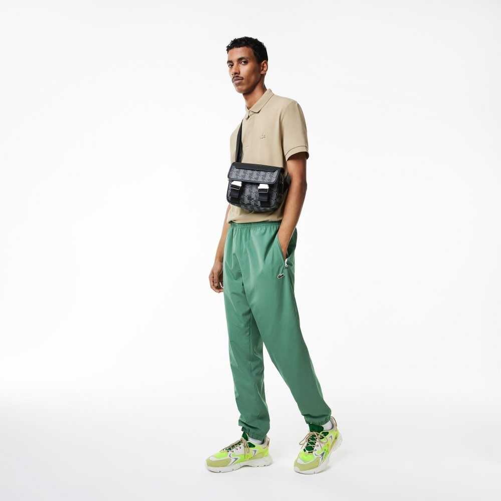 Lacoste Regular Fit Water-Repellent Trackpants Khaki Green | FKYJ-12689