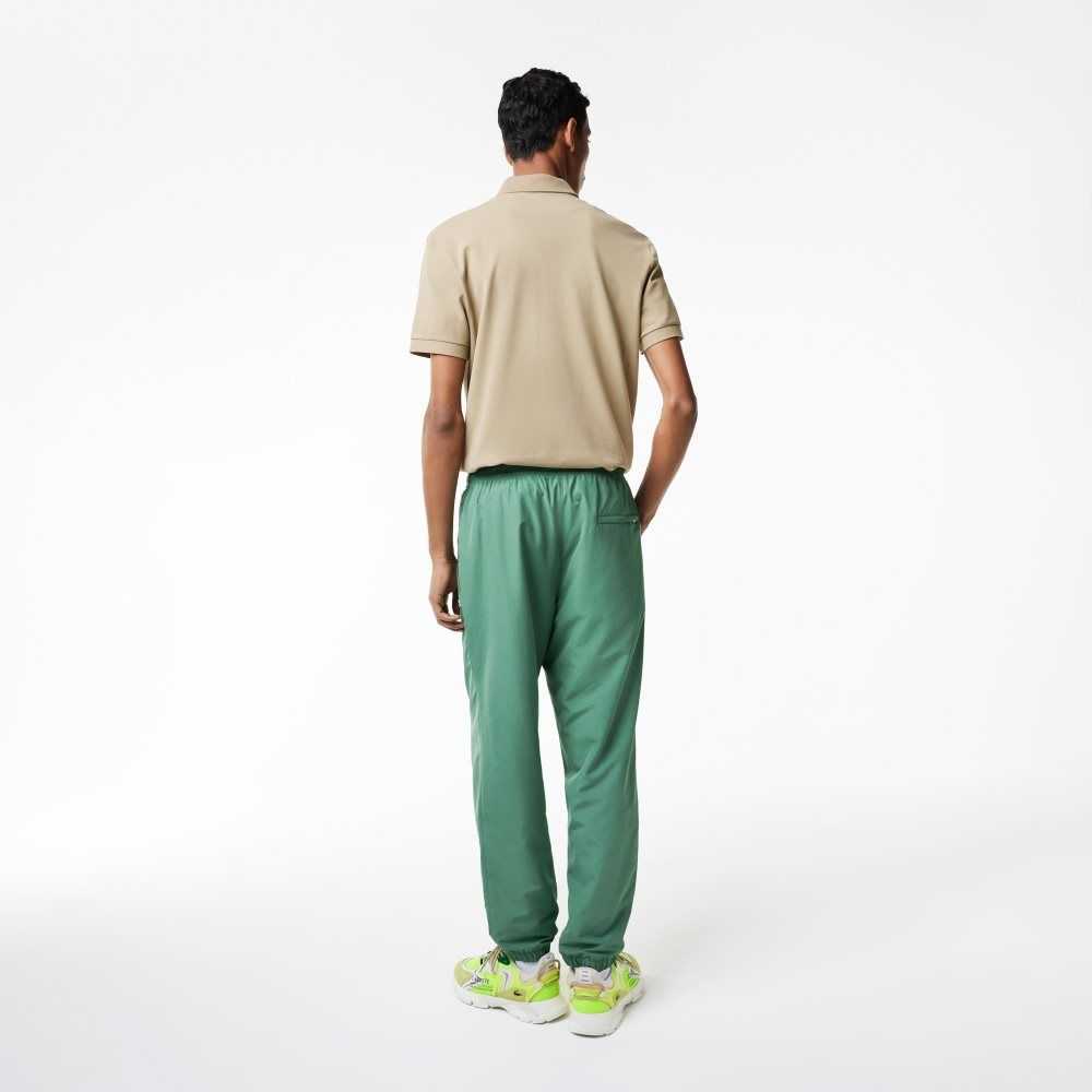 Lacoste Regular Fit Water-Repellent Trackpants Khaki Green | FKYJ-12689