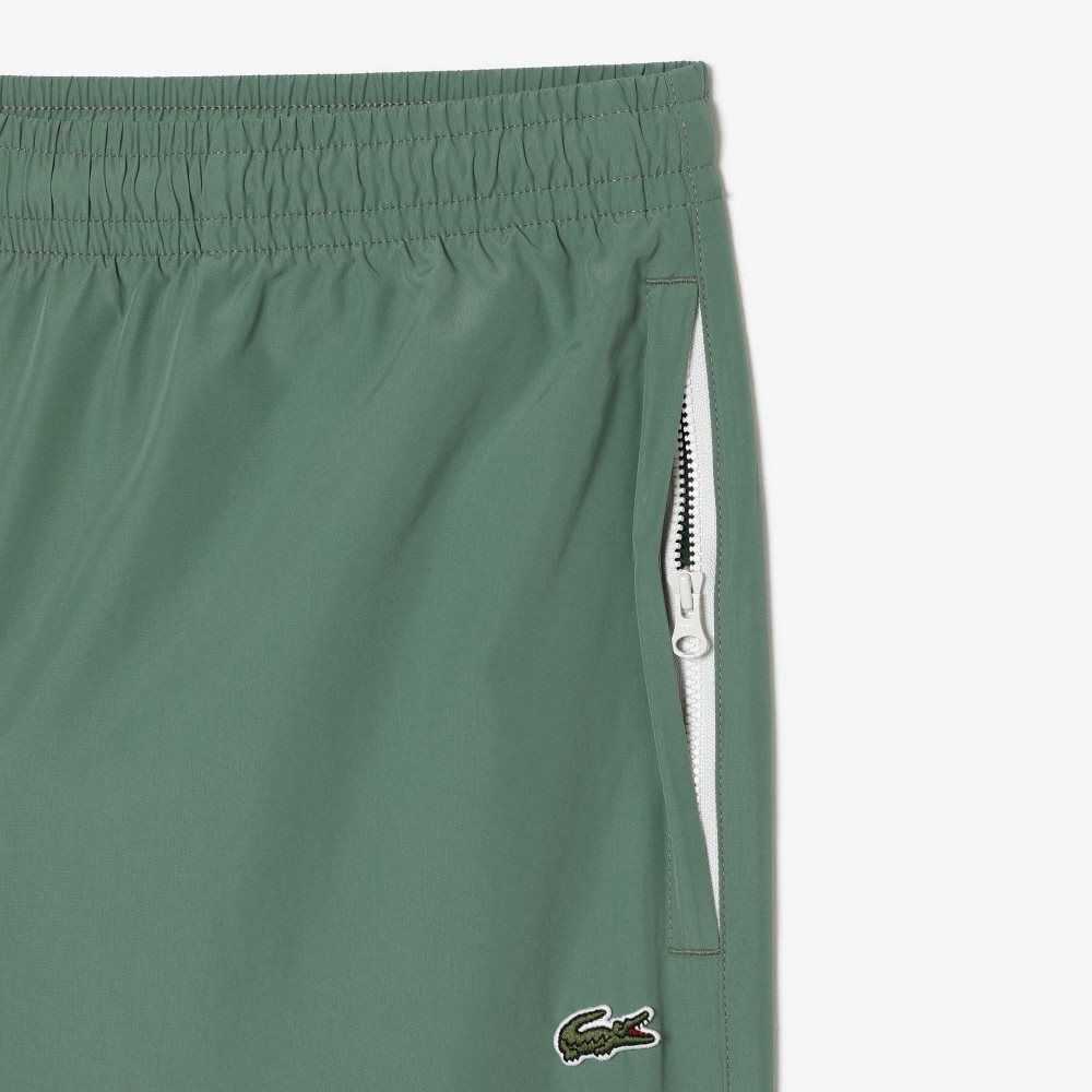 Lacoste Regular Fit Water-Repellent Trackpants Khaki Green | FKYJ-12689