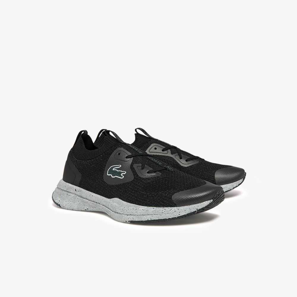 Lacoste Run Spin Eco Sneakers Black/Offwhite | DKQM-54627