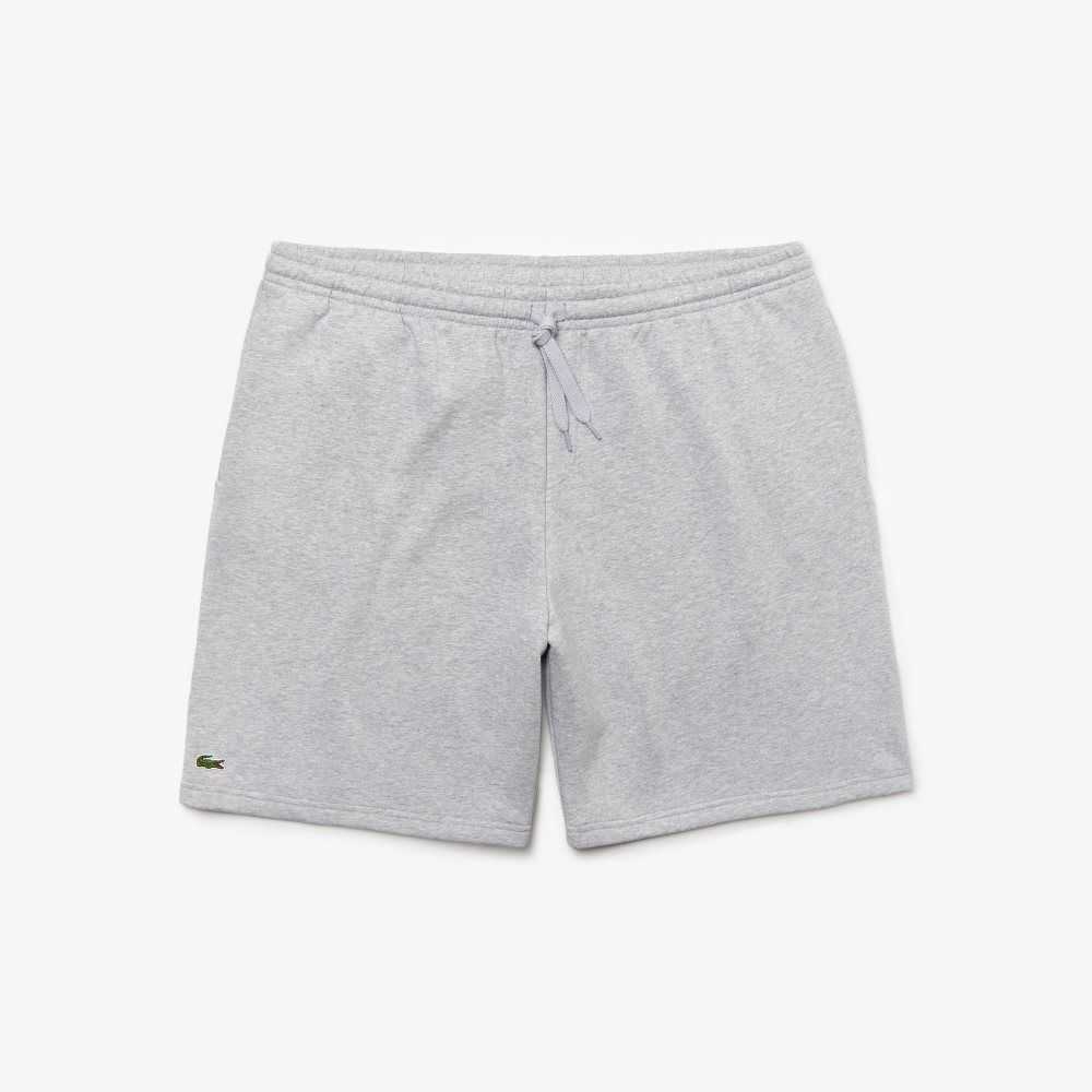 Lacoste SPORT Big Fit Fleece Shorts Grey Chine | YTXK-28317