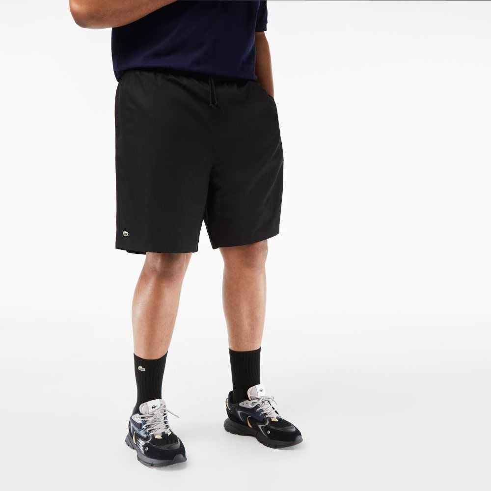 Lacoste SPORT Big Fit Jersey Lined Shorts Black | LBGX-35289