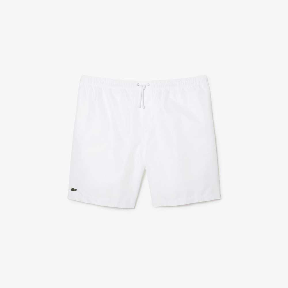 Lacoste SPORT Big Fit Jersey Lined Shorts White | ZUQI-15372