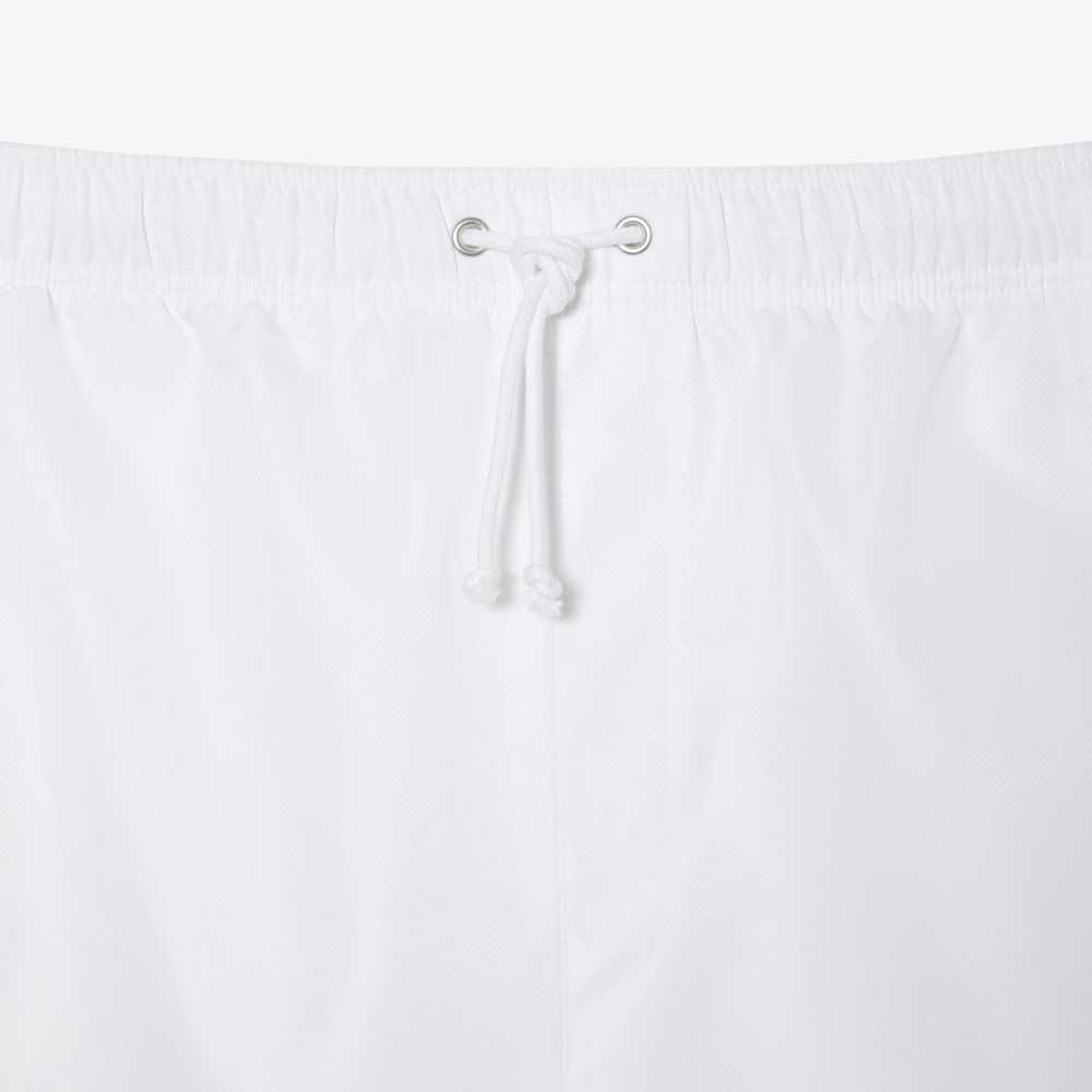 Lacoste SPORT Big Fit Jersey Lined Shorts White | ZUQI-15372