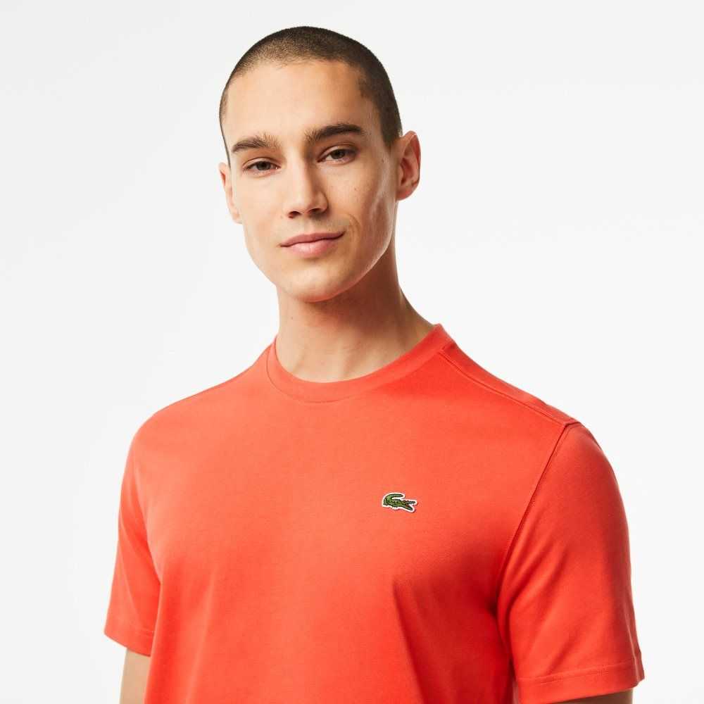 Lacoste SPORT Breathable T-Shirt Orange | QTAK-64983