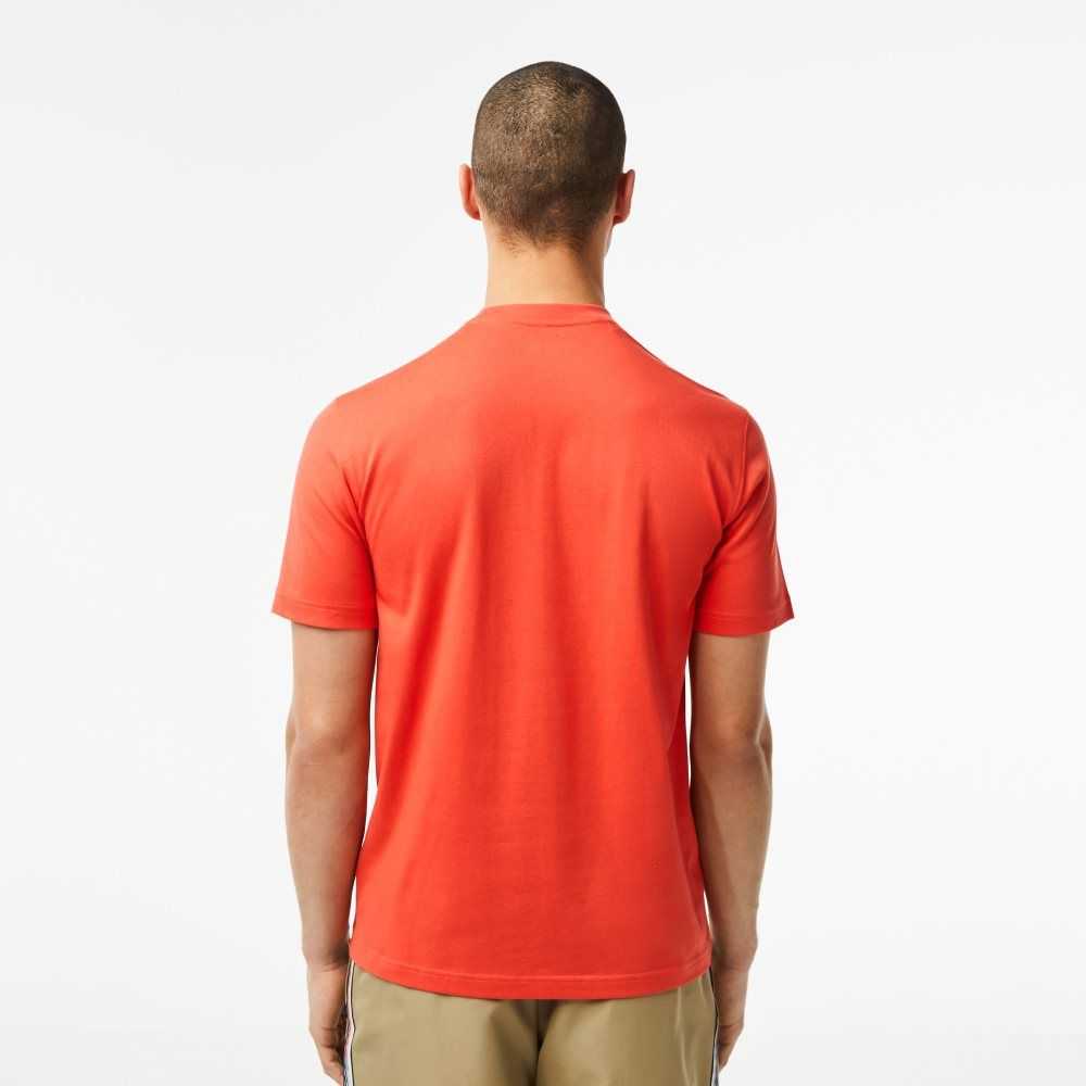 Lacoste SPORT Breathable T-Shirt Orange | QTAK-64983