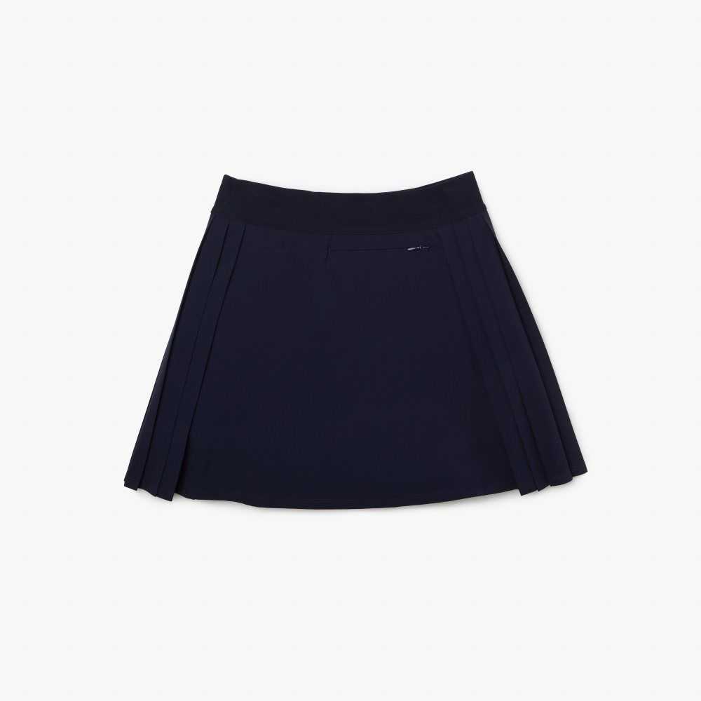 Lacoste SPORT Built-In Short Golf Skirt Navy Blue | VDIP-31549