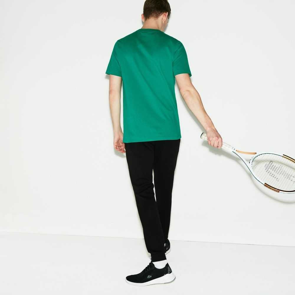 Lacoste SPORT Fleece Tennis Sweatpants Black | WNKC-40169