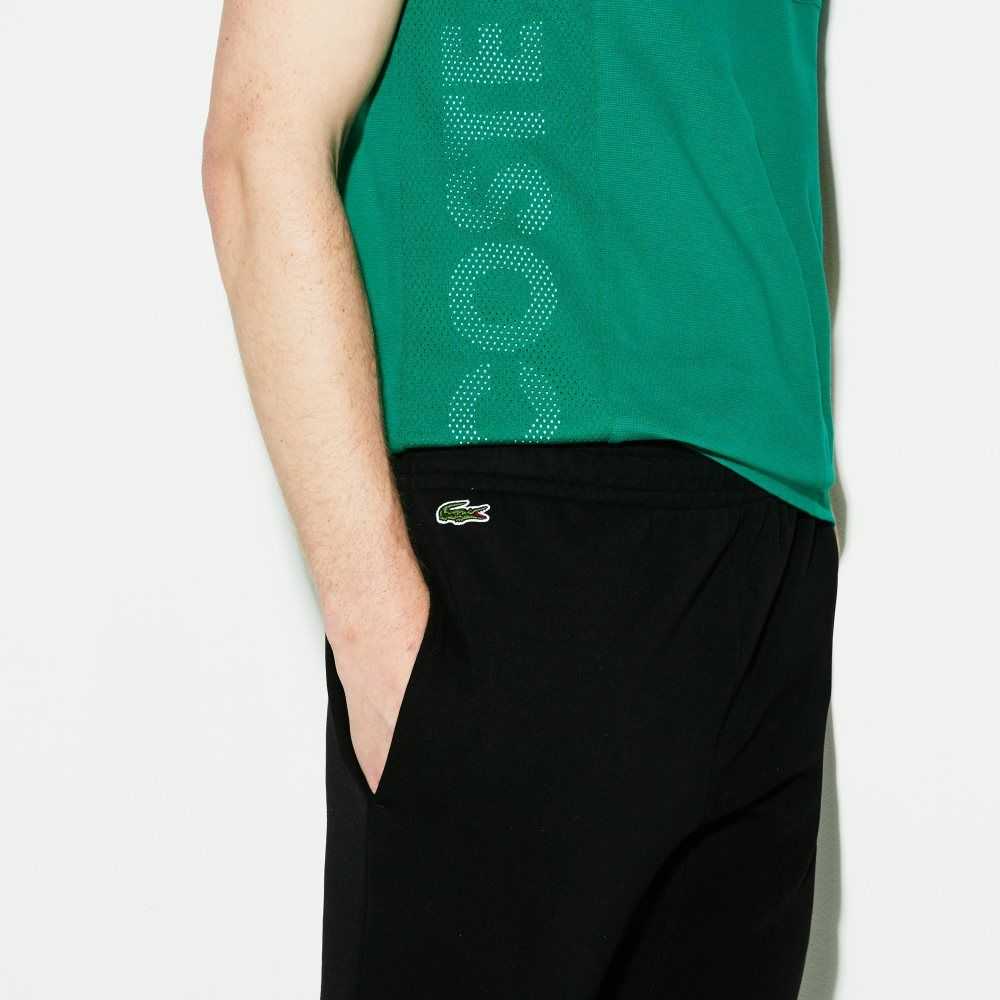 Lacoste SPORT Fleece Tennis Sweatpants Black | WNKC-40169