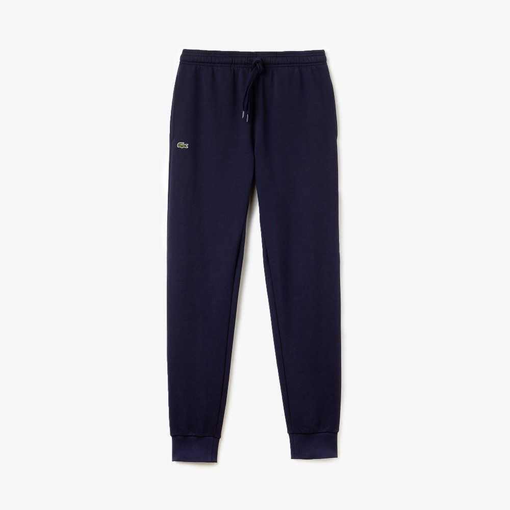 Lacoste SPORT Fleece Tennis Sweatpants Navy Blue | PDNM-37524
