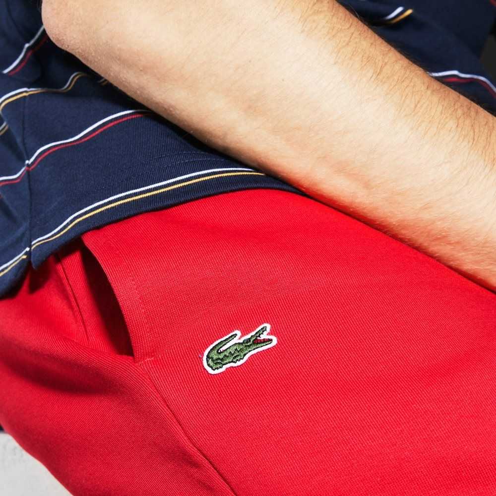 Lacoste SPORT Fleece Tennis Sweatpants Red | QICJ-37018
