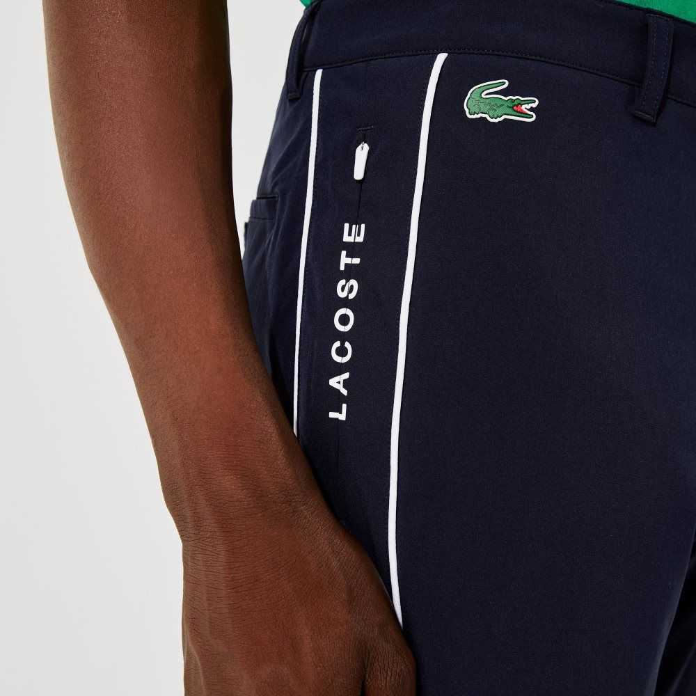 Lacoste SPORT Light Stretch Golf Pants Navy Blue / White | KFYD-32194