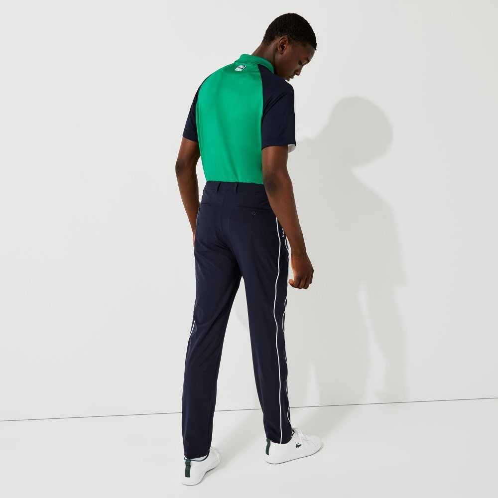 Lacoste SPORT Light Stretch Golf Pants Navy Blue / White | KFYD-32194