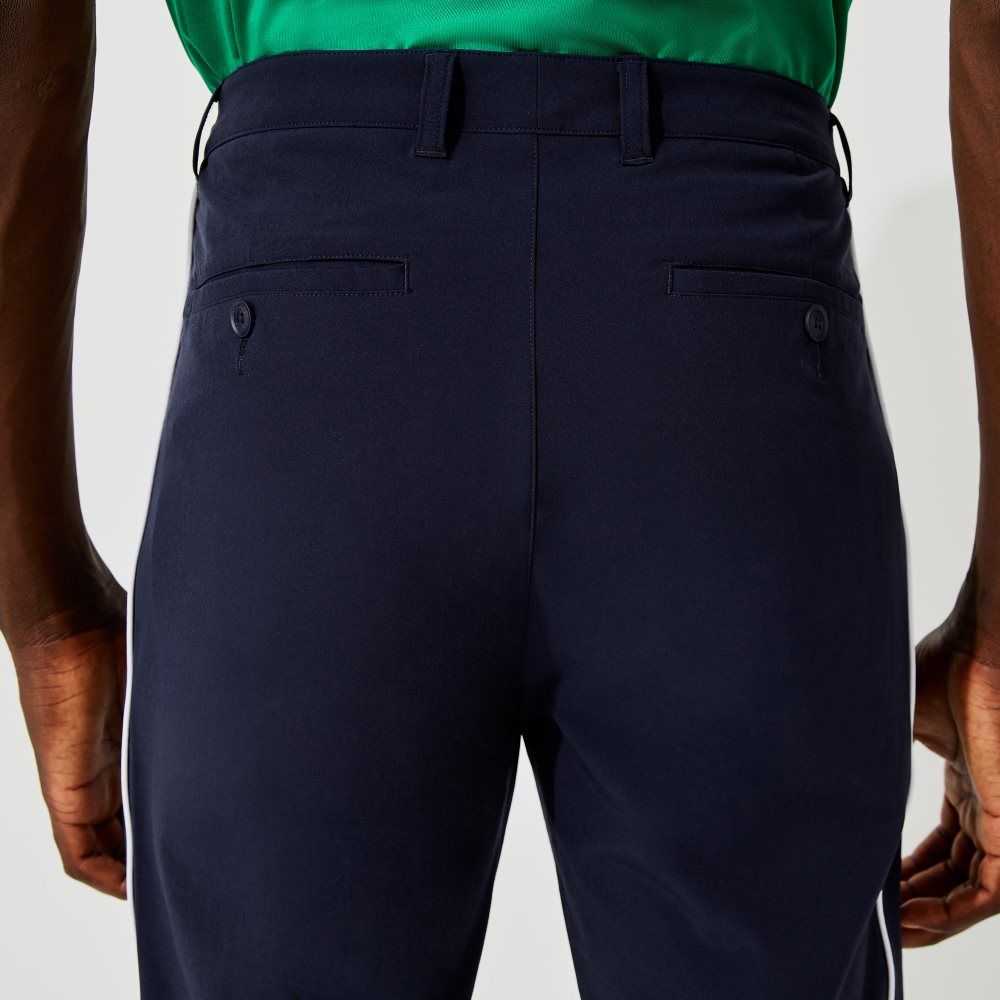 Lacoste SPORT Light Stretch Golf Pants Navy Blue / White | KFYD-32194