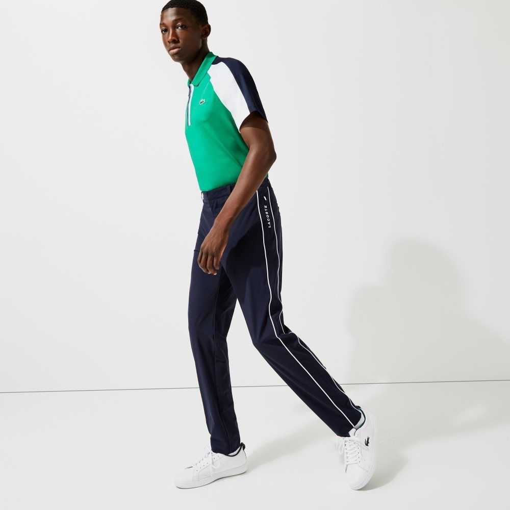 Lacoste SPORT Light Stretch Golf Pants Navy Blue / White | KFYD-32194