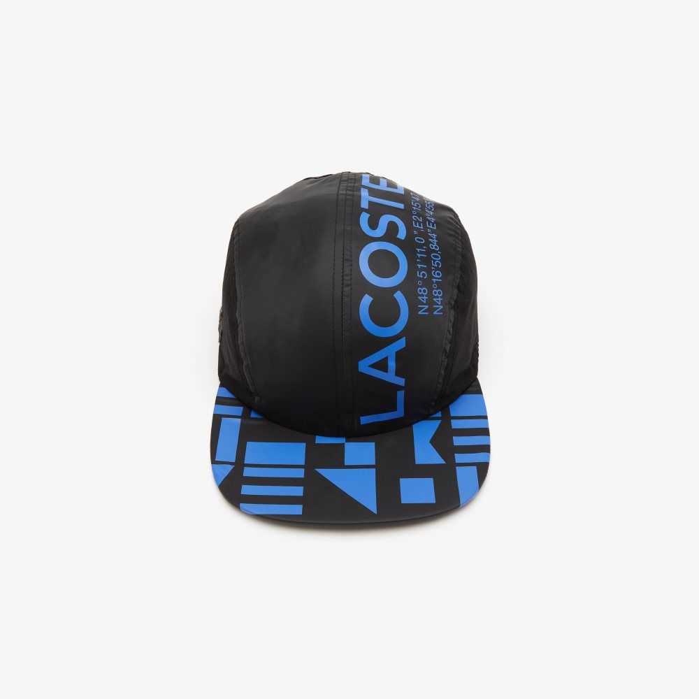 Lacoste SPORT Lightweight Cap Black / Blue | IYRU-63845