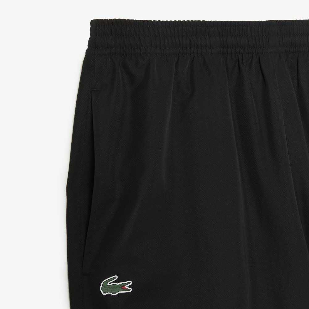 Lacoste SPORT Lightweight Fabric Tracksuit Pants Black | PCXH-85690