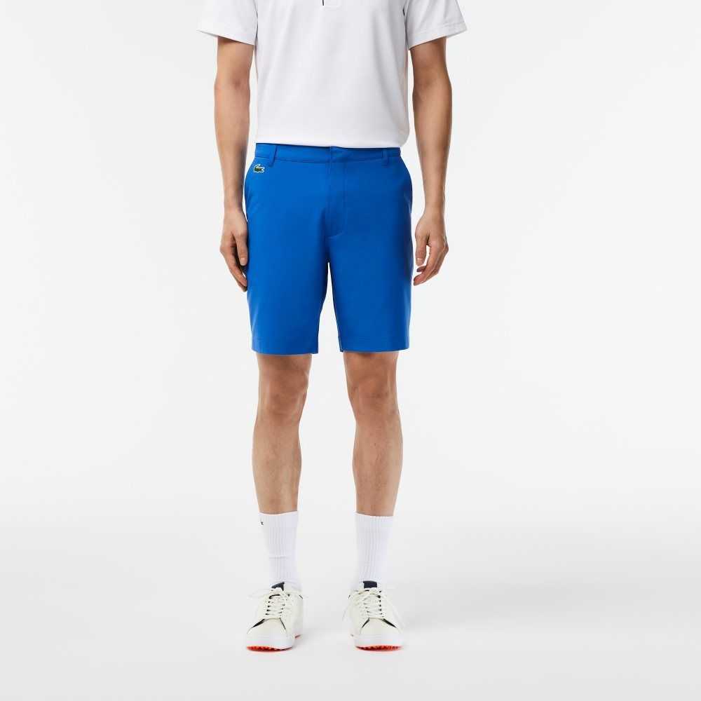 Lacoste SPORT Lightweight Stretch Golf Shorts Blue | MPJB-74026