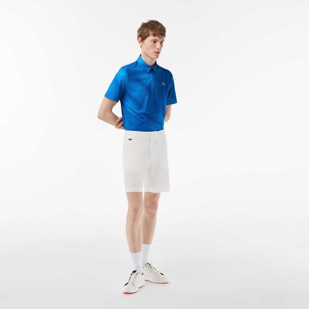 Lacoste SPORT Lightweight Stretch Golf Shorts White | RLKF-09821