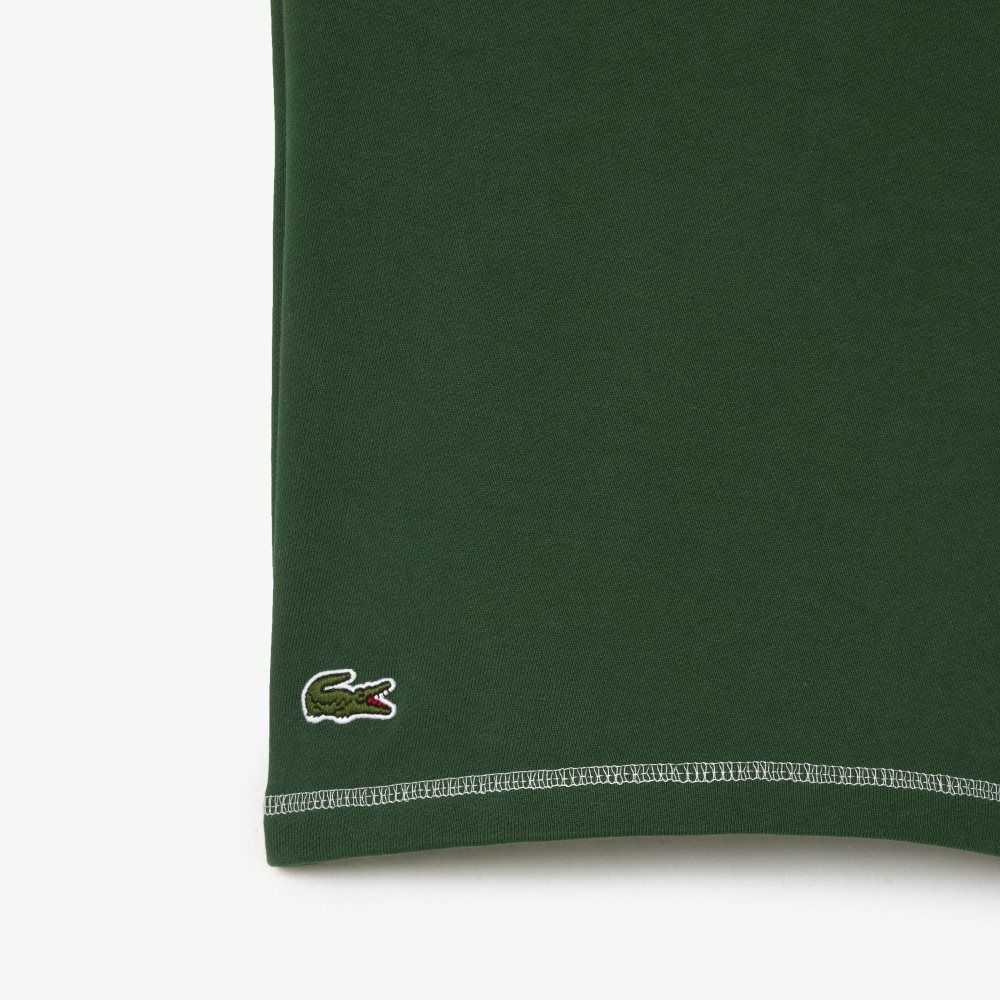 Lacoste SPORT Roland Garros Edition Flannel Shorts Green | AVLH-58729