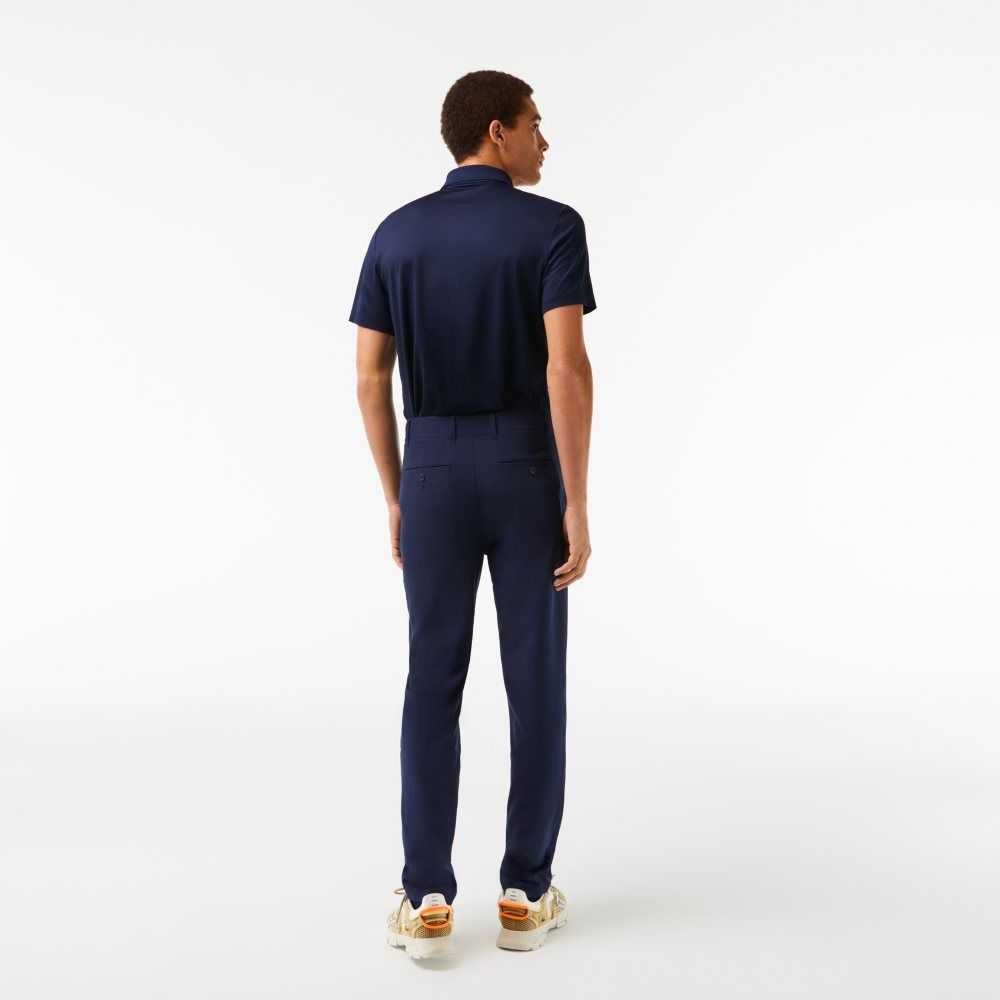 Lacoste SPORT Stretch Golf Chinos Navy Blue | LIQB-46179