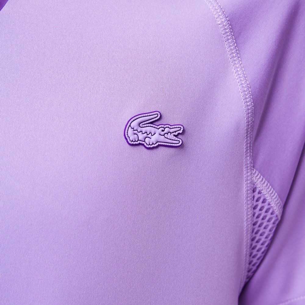 Lacoste SPORT Stretch Jersey T-Shirt Purple | FRLJ-63597