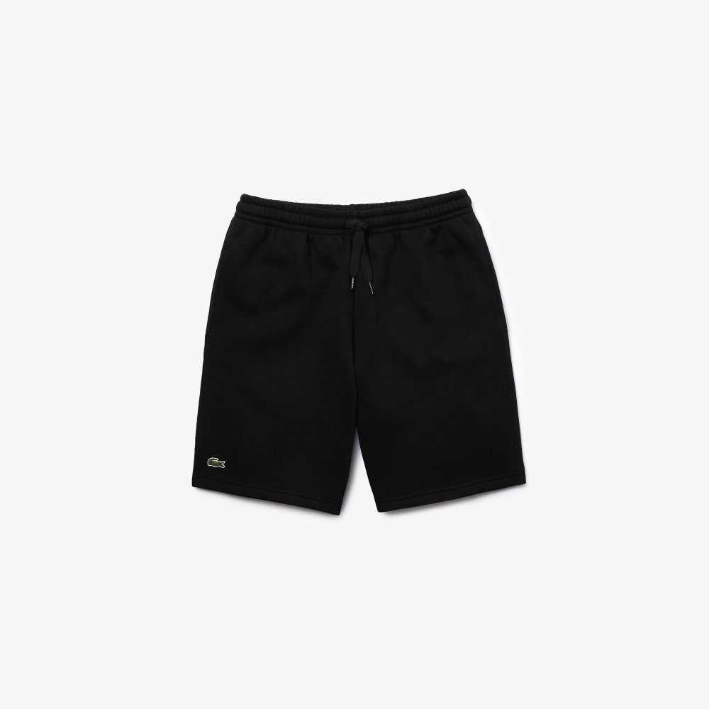 Lacoste SPORT Tennis Fleece Shorts Black | MDOB-30157