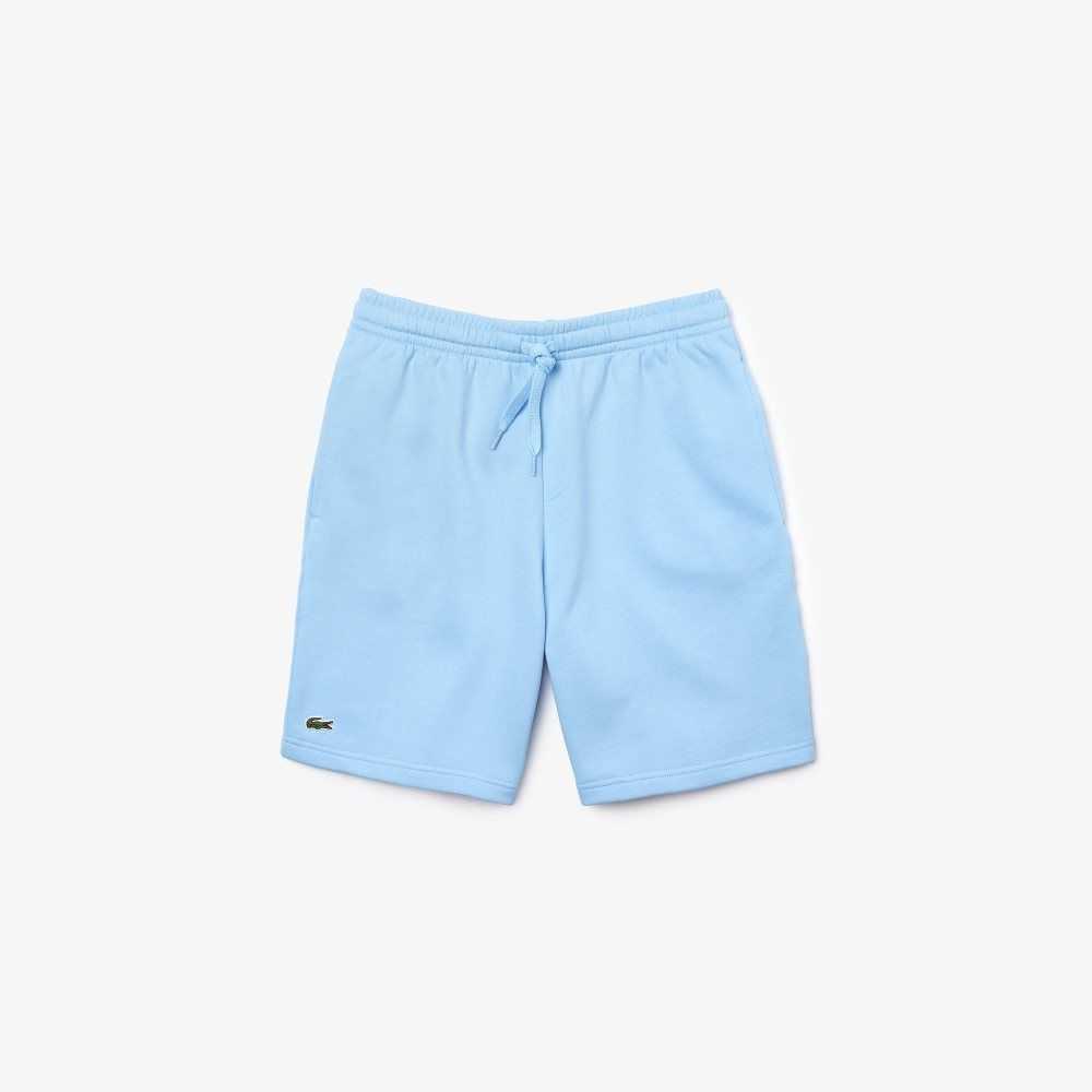 Lacoste SPORT Tennis Fleece Shorts Blue | QCYK-43796