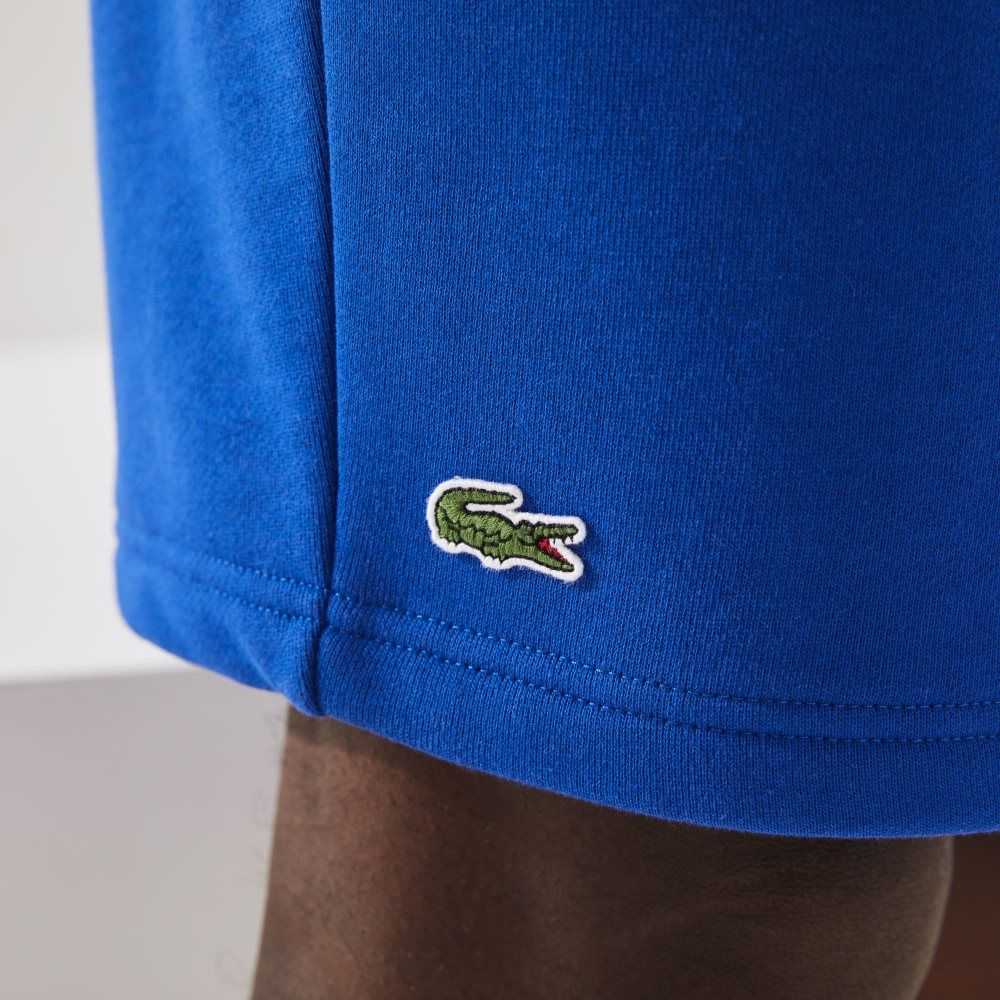Lacoste SPORT Tennis Fleece Shorts Blue | UPRJ-21963