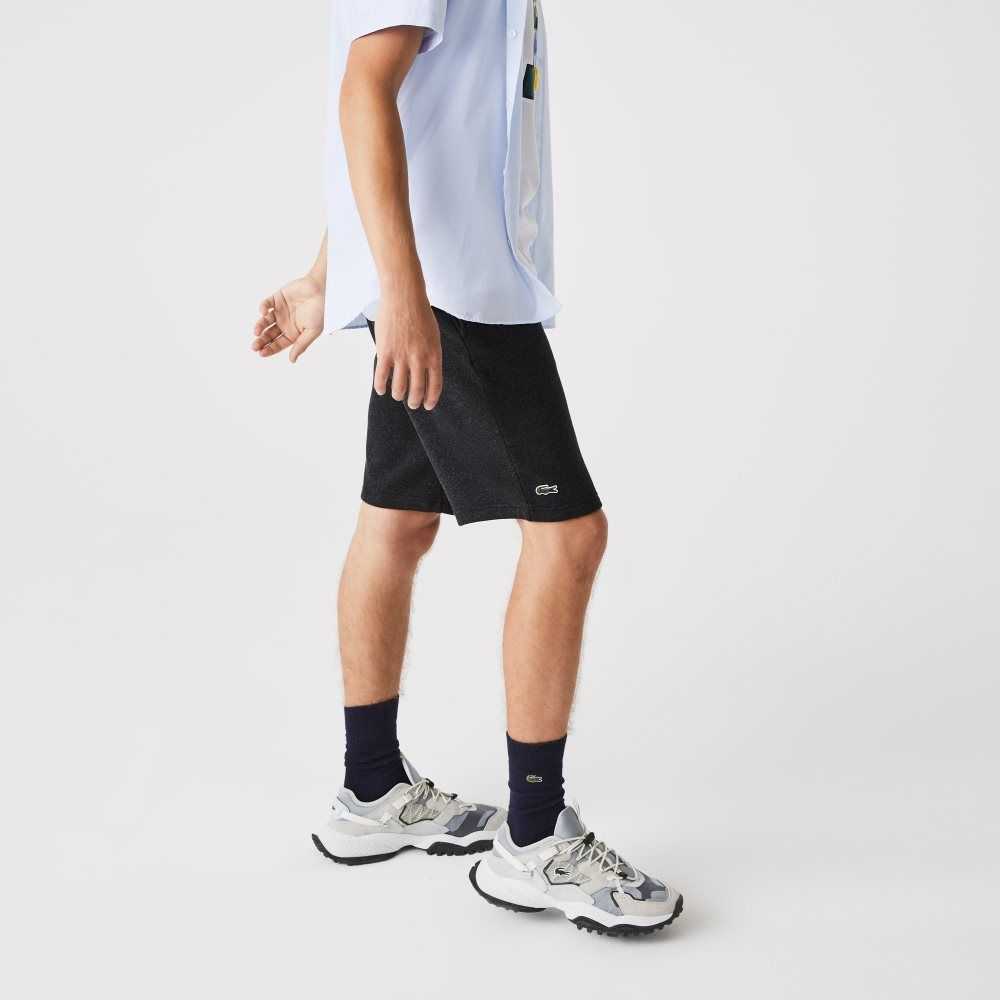 Lacoste SPORT Tennis Fleece Shorts Grey | LRNK-98357