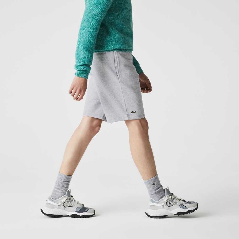 Lacoste SPORT Tennis Fleece Shorts Grey Chine | QZGW-15926