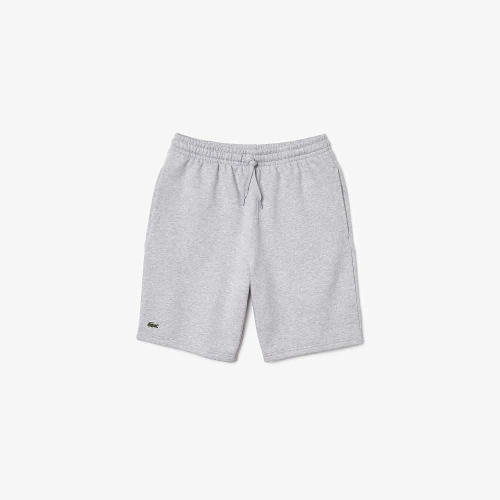 Lacoste SPORT Tennis Fleece Shorts Grey Chine | QZGW-15926
