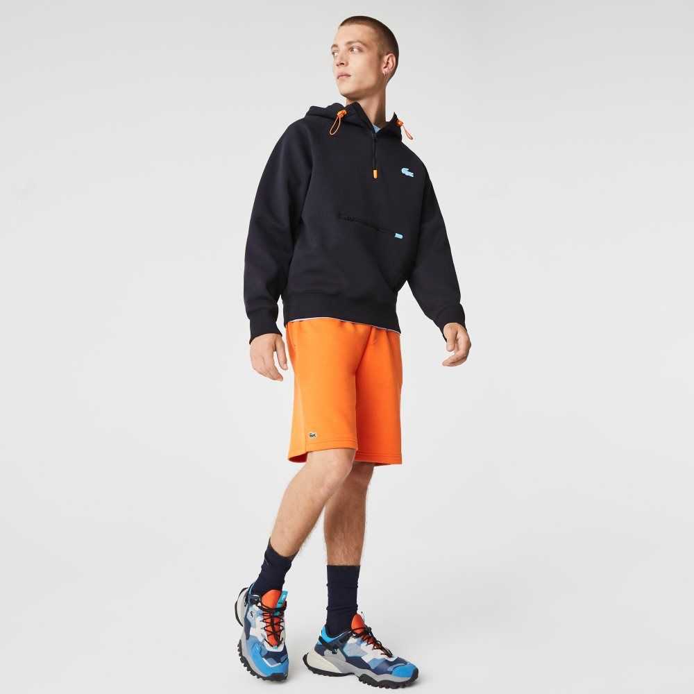 Lacoste SPORT Tennis Fleece Shorts Orange | BMNV-51729