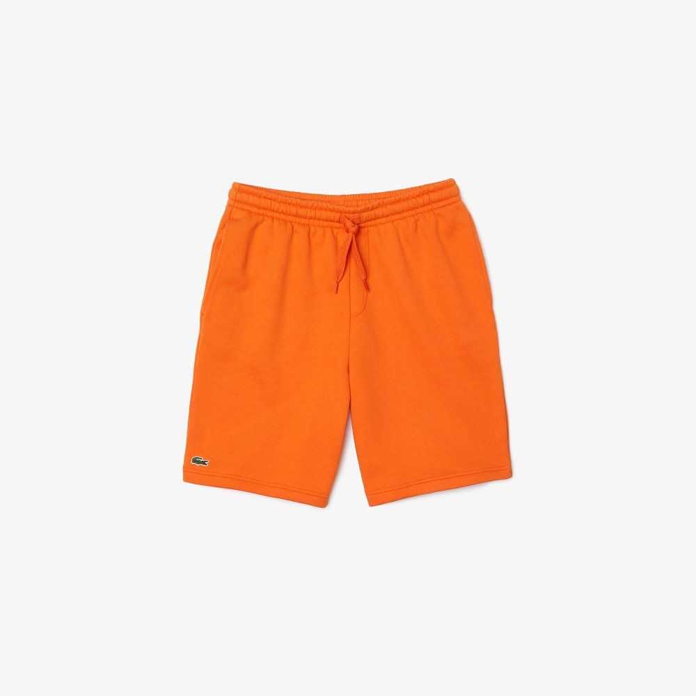 Lacoste SPORT Tennis Fleece Shorts Orange | BMNV-51729