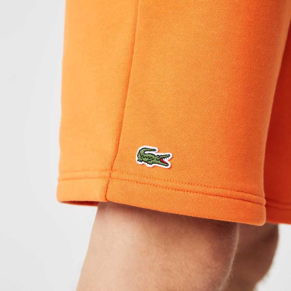 Lacoste SPORT Tennis Fleece Shorts Orange | BMNV-51729