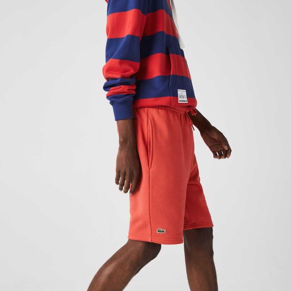 Lacoste SPORT Tennis Fleece Shorts Red | VWCT-97584