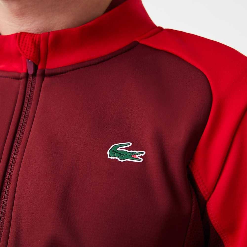 Lacoste SPORT Thermal Golf Jacket Bordeaux / Red | LEIR-07621