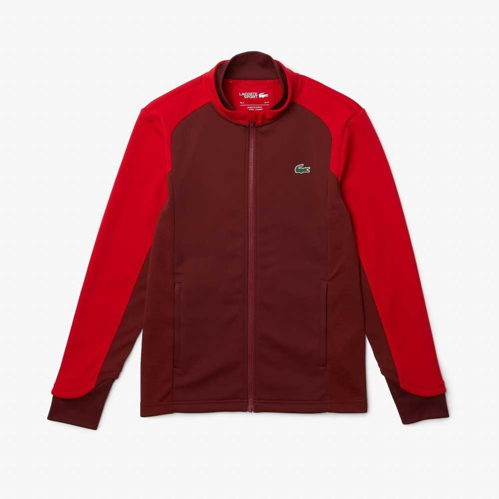 Lacoste SPORT Thermal Golf Jacket Bordeaux / Red | LEIR-07621