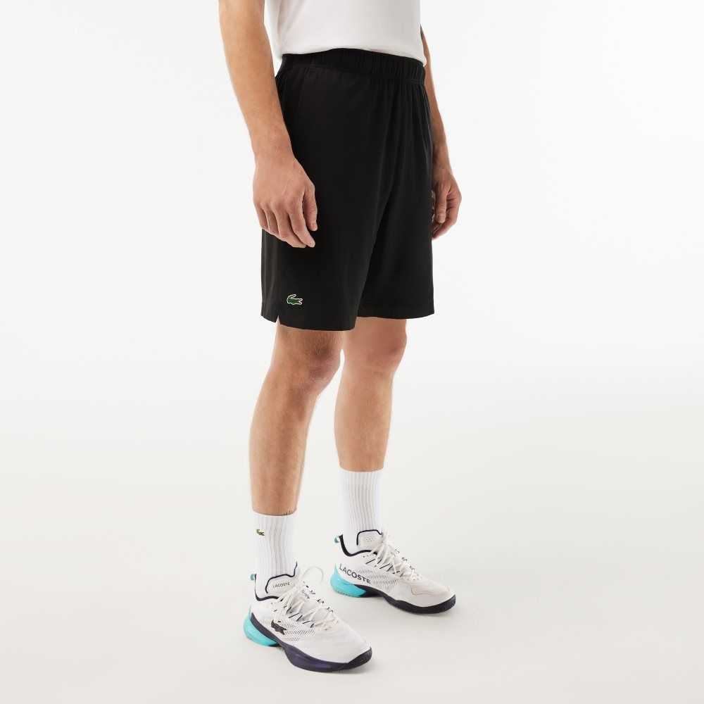 Lacoste SPORT Ultra-Light Shorts Black / White | OCYN-87659