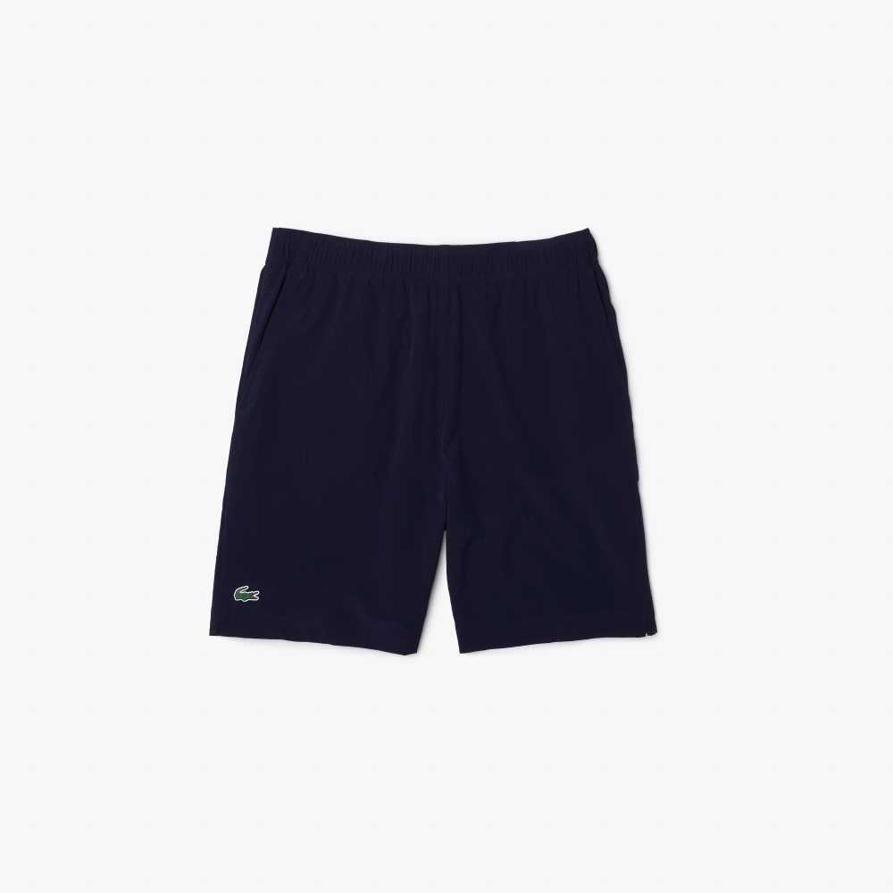 Lacoste SPORT Ultra-Light Shorts Navy Blue / White | QNAL-91036