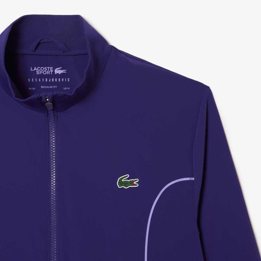 Lacoste SPORT x Novak Djokovic Ceremony Jacket Purple | CVBP-08625